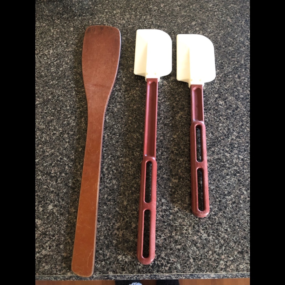 3 Baking spatulas